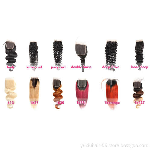 100% Raw Indian Human Hair Bundles Baby Deep Kinky Curly Meches Humain 3 Bundles with Closure